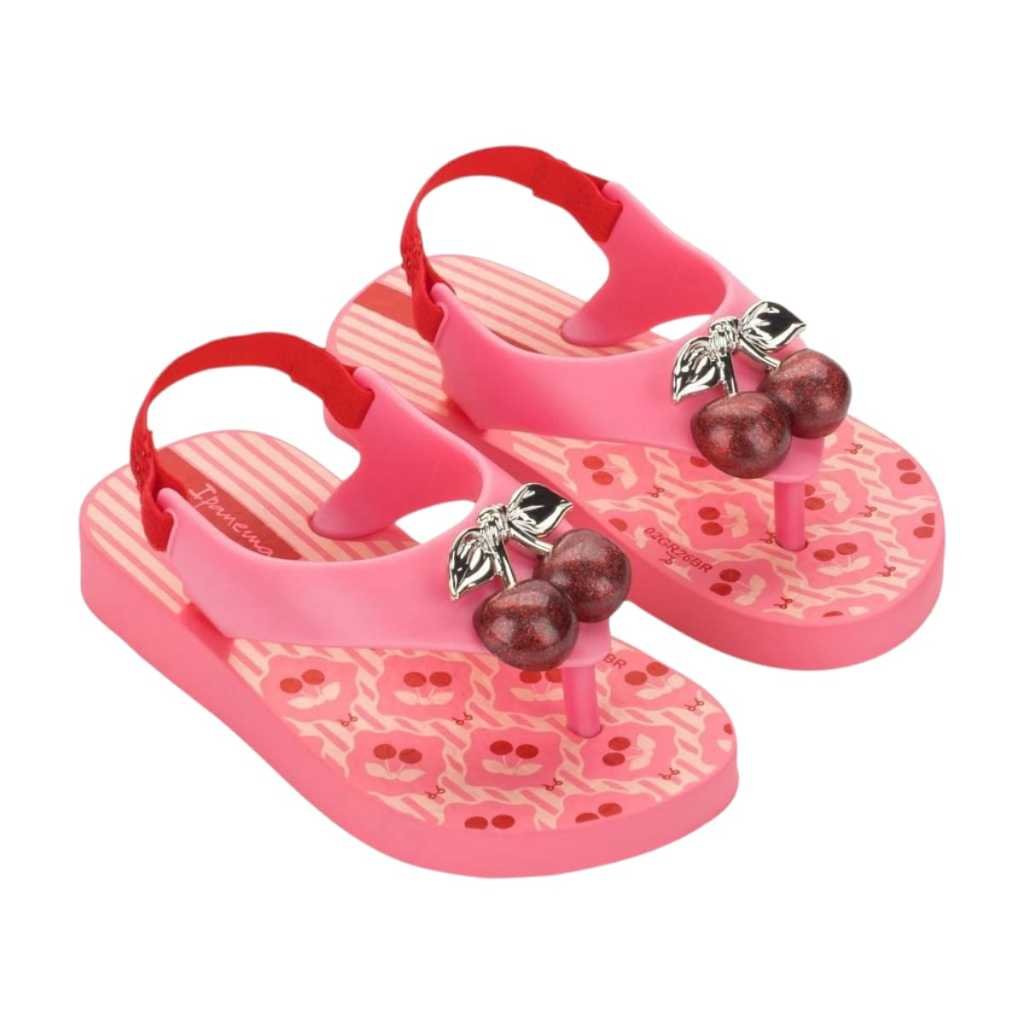 Chinelo de dedo Infantil Feminino Cereja Baby Ipanema Belle 27248